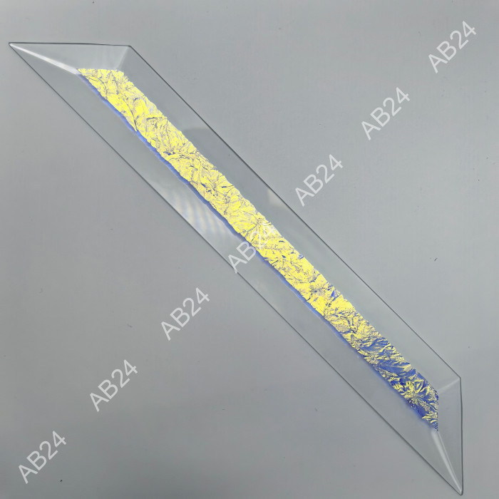 Бевелс AV121 дихроичный 36 х 267 мм синий мороз