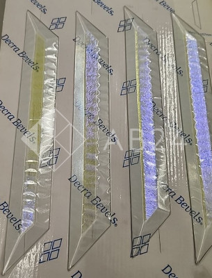 Бевелс AV121 дихроичный 36 х 267 мм желтая шиншилла