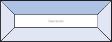 Бевелс AV222 прямоугольник 38 х 101 мм