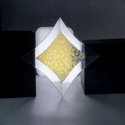 Бевелс AV172 дихроичная звезда 125 х 125 мм желтый мороз