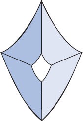 Бевелс AV311 дизайнерский 39 х 58 мм