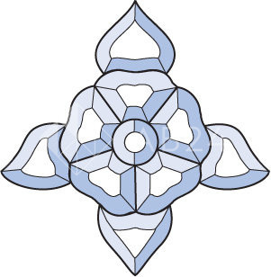 Бевелс AV53 фрамужный (10 элементов) 175 х 180 мм