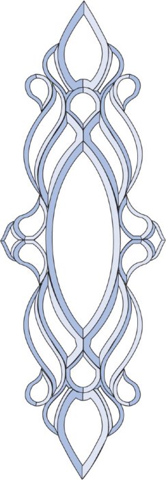 Бевелс AV313 (29 элементов) 272 х 770 мм