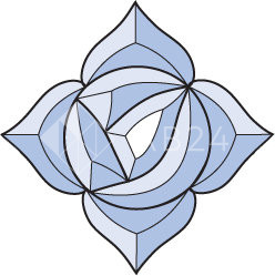 Бевелс AV54 фрамужный (8 элементов) 144 х 144 мм