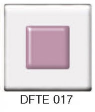 Фьюзинг квадрат DFTE 017 прозрачно-малинового цвета, 4 см