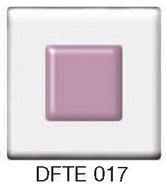 Фьюзинг квадрат DFTE 017 прозрачно-малинового цвета, 4 см