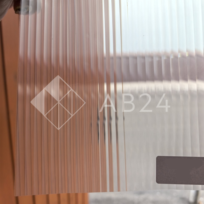 Декоративная пленка MORU прозрачная 152х300 см, шаг 6 мм