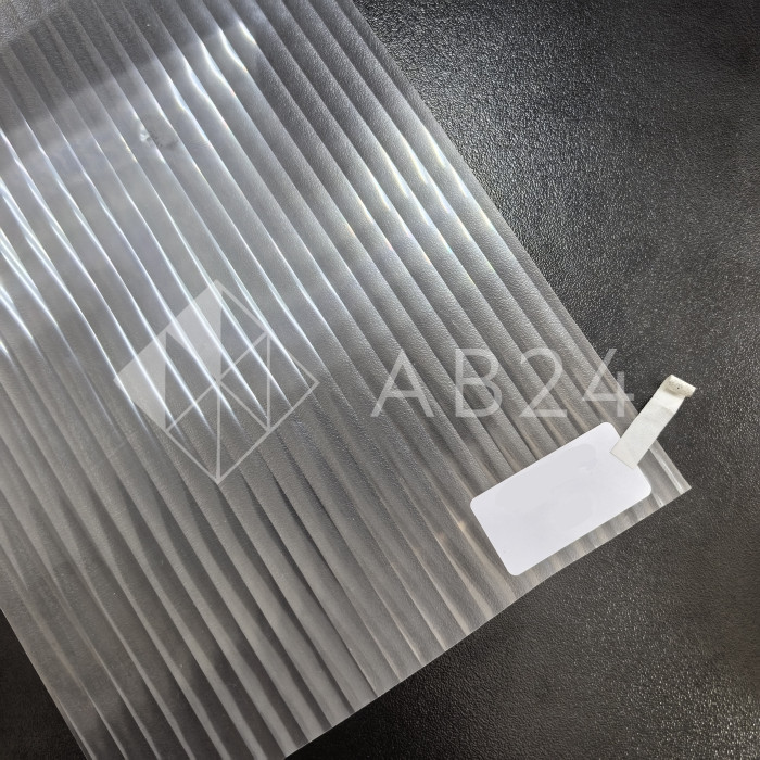 Декоративная пленка MORU прозрачная 152х300 см, шаг 6 мм