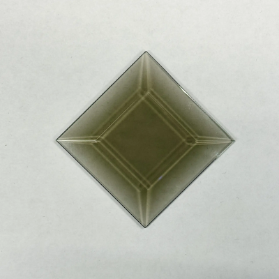 Бевелс AV276.1 квадрат дымчатый 51 х 51 мм