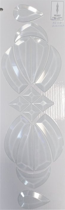 Бевелс VB507 дверной (20 элементов) 112 х 647 мм