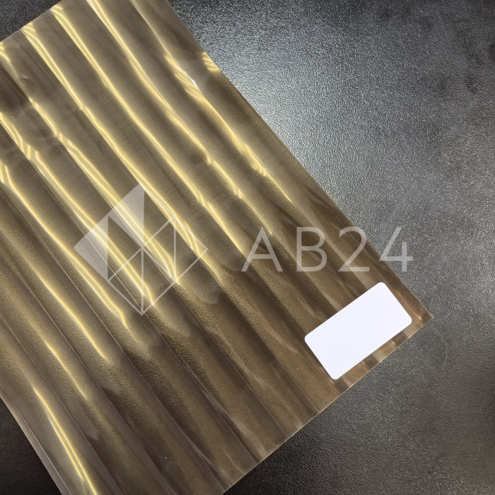 Декоративная пленка MORU бронза прозрачная 152х300 см, шаг 12 мм