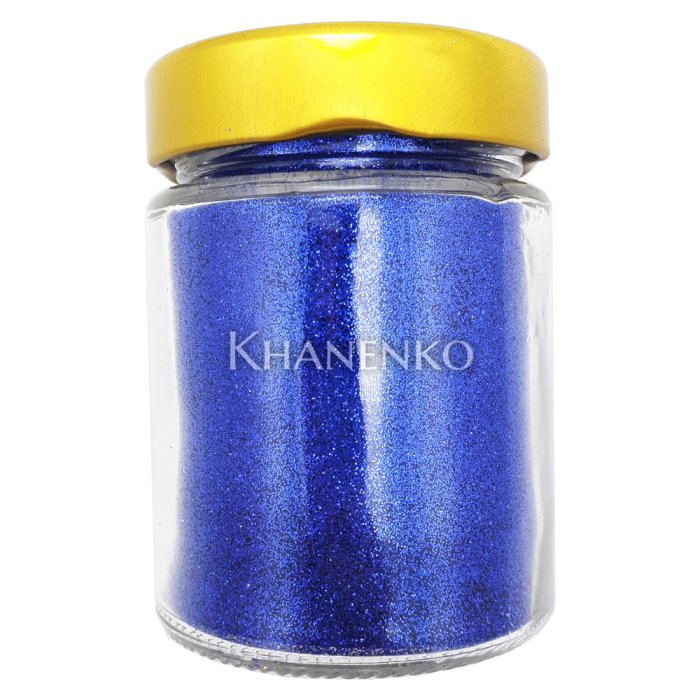 Блестки (глиттер) синие 100 г