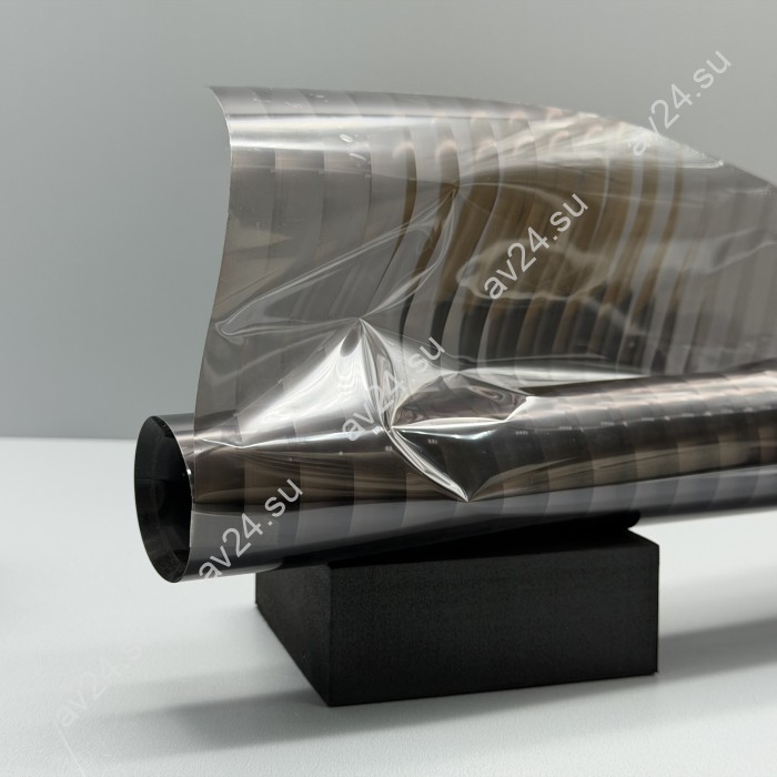 Декоративная пленка MORU графит прозрачный 1,52х3 м, шаг 12 мм