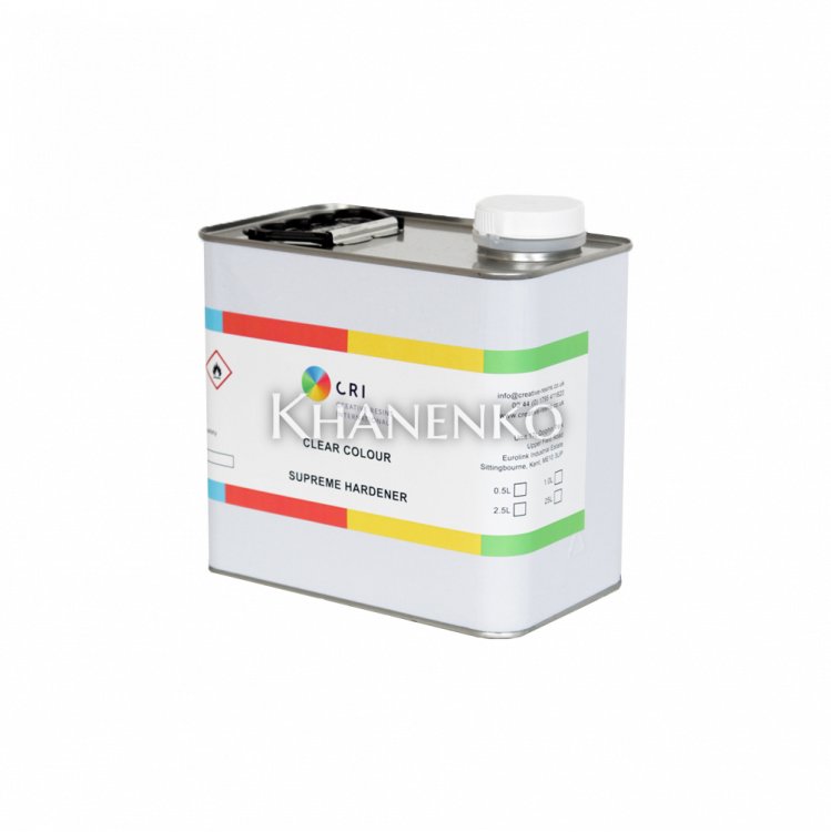 Краска для витража - прозрачная заливка CRI отвердитель (Hardener) 0,5 л