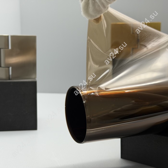Декоративная пленка 1,52х3 м, бронза прозрачная