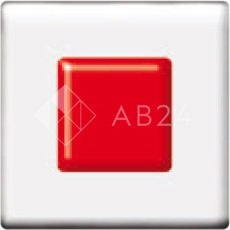 Фьюзинг квадрат DFTE 001 прозрачно-красного цвета, 4 см