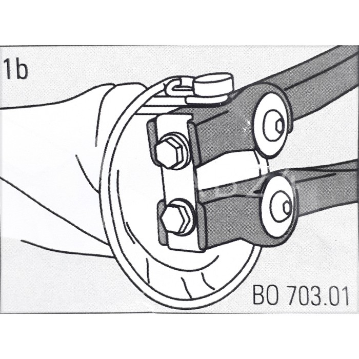 Кусачки Bohle для мозаики Zag-Zag с мешком, для резки стекла