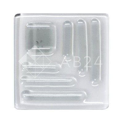 Фьюзинг квадрат DFTW 001 прозрачно-серого цвета, 6 см