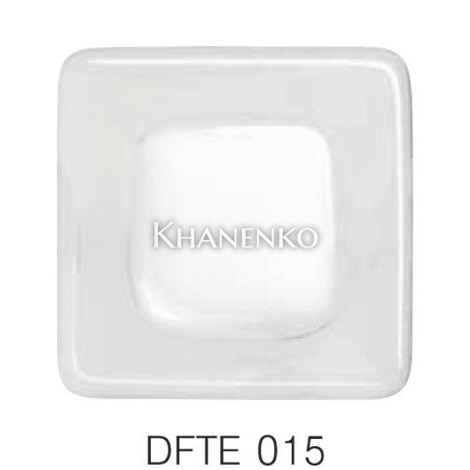 Фьюзинг квадрат DFTE 015 прозрачно-белого цвета, 4 см