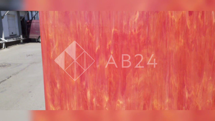 Стекло витражное AV 357-1S четверть листа (39 х 48 см)