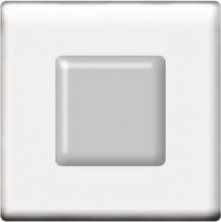 Фьюзинг квадрат DFTE 0014 прозрачно-серого цвета, 4 см