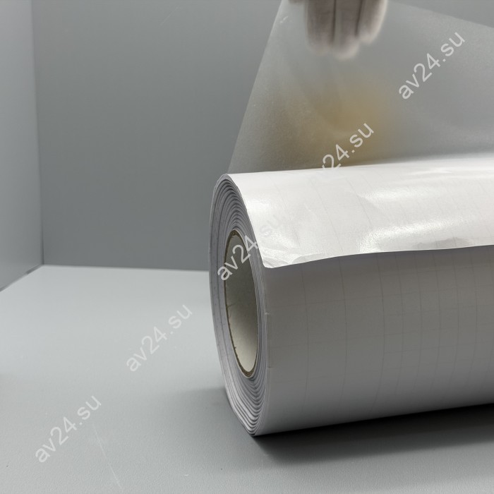 Декоративная пленка 1,52х50 м, белая матовая