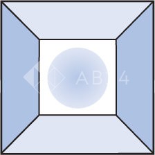 Бевелс AV152 квадрат 51 х 51 мм