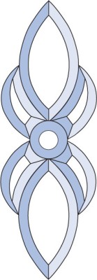 Бевелс AV329 (7 элементов) 129 х 378 мм