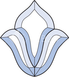 Бевелс AV72 фрамужный (3 элемента) 131 х 144 мм