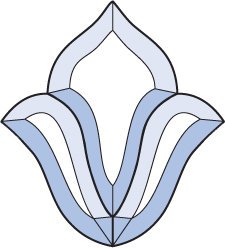 Бевелс AV72 фрамужный (3 элемента) 131 х 144 мм