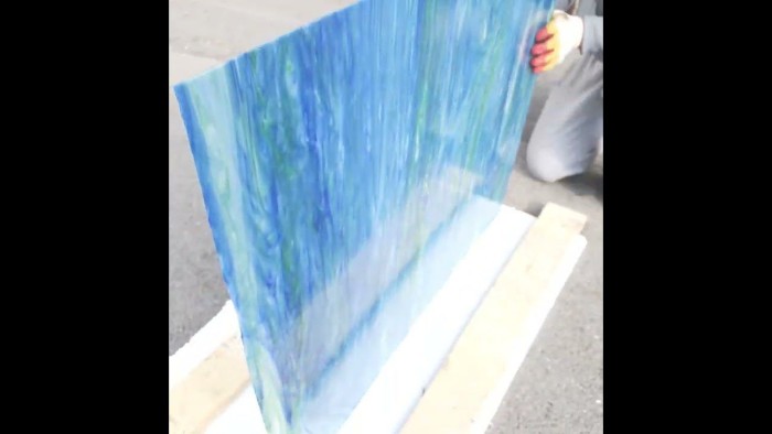 Стекло витражное AV 623-7S четверть листа (39 х 48 см)