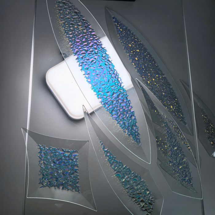 Бевелс AV166 дихроичный (7 элементов) 112 х 645 мм бриллиант