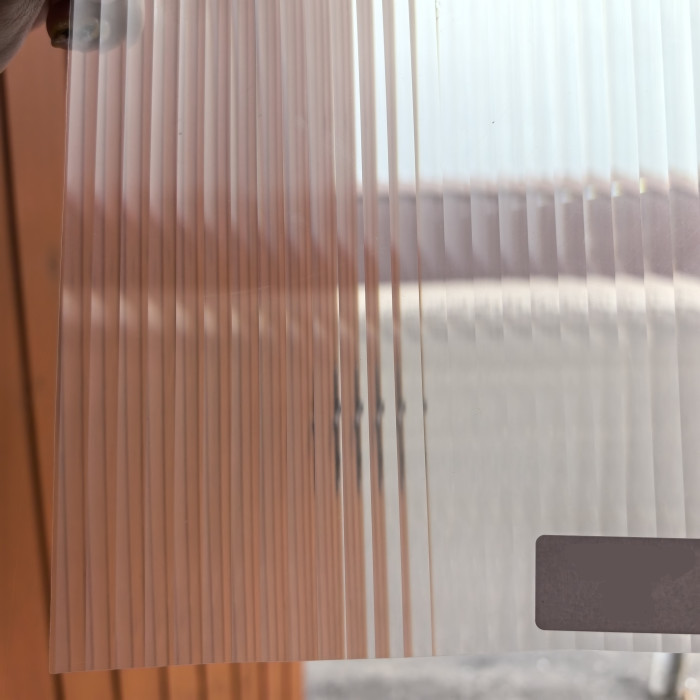 Декоративная пленка MORU прозрачная 1,52х5 м, шаг 6 мм