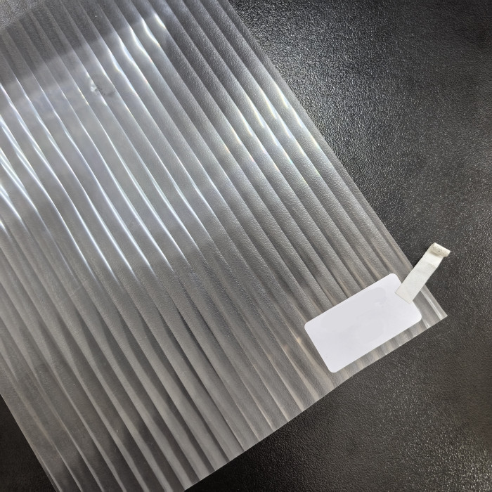 Декоративная пленка MORU прозрачная 1,52х5 м, шаг 6 мм