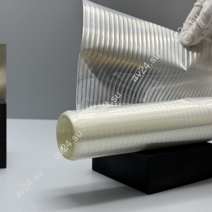 Декоративная пленка MORU прозрачная 1,52х5 м, шаг 6 мм