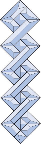 Бевелс AV240 (21 элемент) 109 х 385 мм