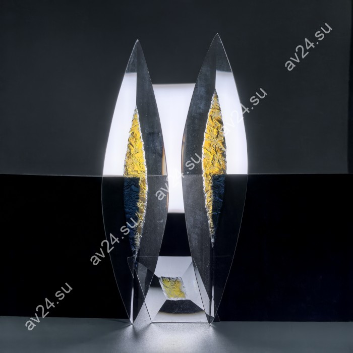 Бевелс AV305 дихроичный (3 элемента) 43 х 394 мм желтый мороз