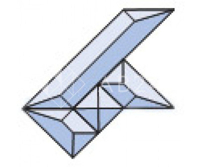 Бевелс AV241 (4 элемента) 109 х 106 мм