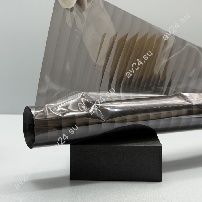 Декоративная пленка MORU графит прозрачный 1,52х5 м, шаг 12 мм