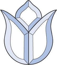Бевелс AV160 фрамужный (3 элемента) 127 х 145 мм