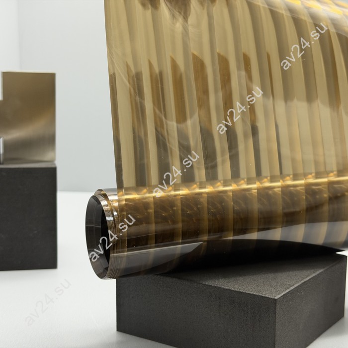 Декоративная пленка MORU бронза прозрачная 1,52х5 м, шаг 12 мм