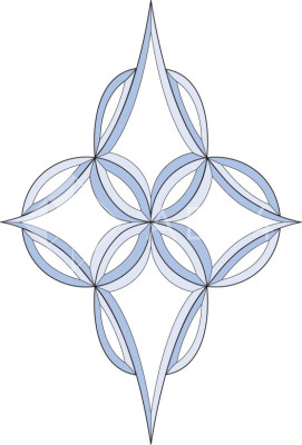 Бевелс AV244 (16 элементов) 360 х 530 мм