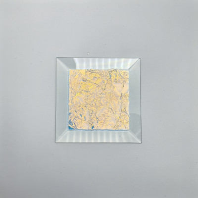 Бевелс AV19 дихроичный квадрат 76 х 76 мм голубой мороз