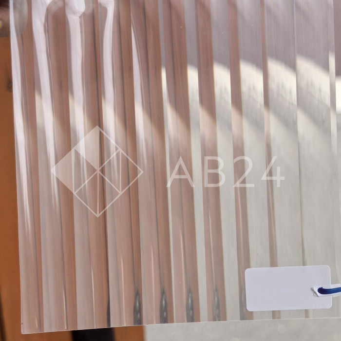 Декоративная пленка MORU прозрачная 1,52х5 м, шаг 12 мм