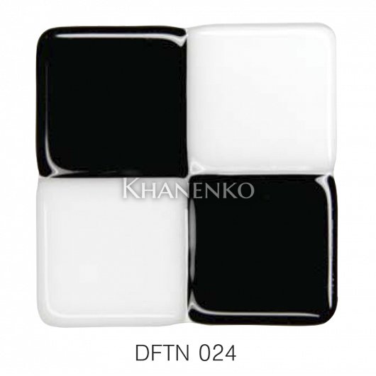 Фьюзинг квадрат DFTN 024 черно-белого цвета, 6 см 