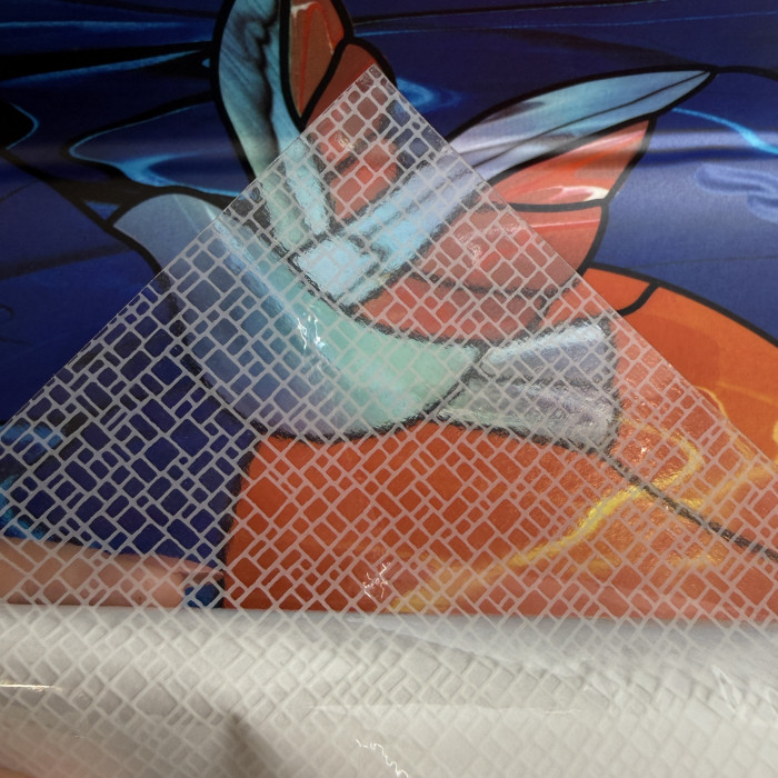 Витражная пленка Decra Glow DG323 с эффектом "гессиан"