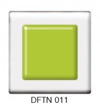 Фьюзинг квадрат DFTN 011 цвета прозрачно-зеленого, 6 см