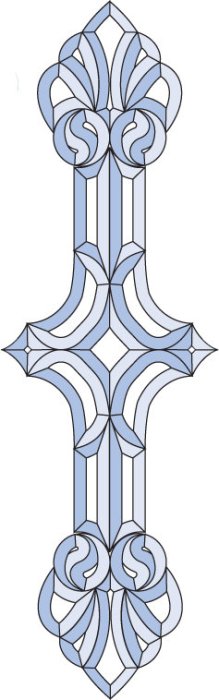 Бевелс AV338 (29 элементов) 265 х 852 мм