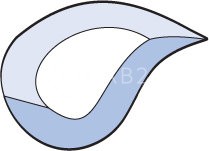 Бевелс AV76.3 дизайнерский 47х32 мм