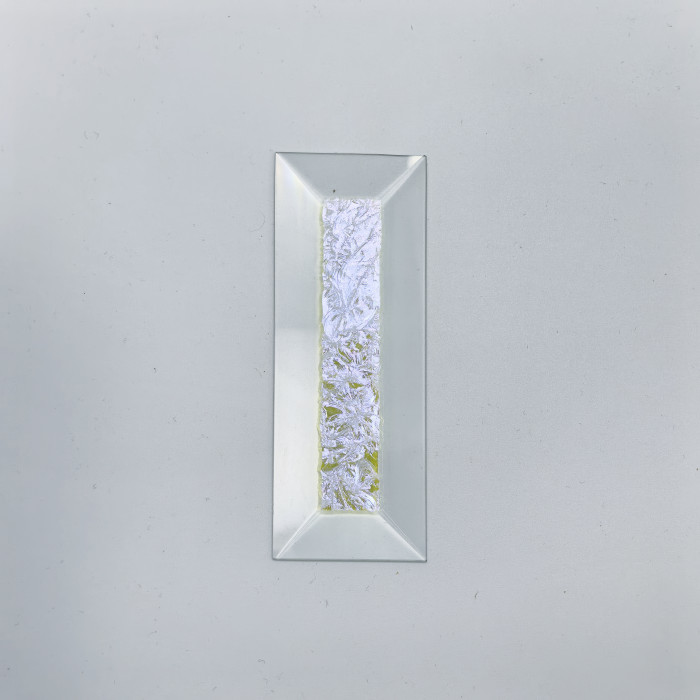 Бевелс AV222 дихроичный прямоугольник 101 х 38 мм желтый мороз